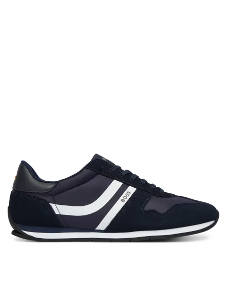 Sneakers BOSS Levon Bleumarin portocaliu