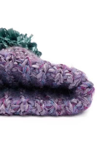 Căciulă Ca4la tricotate chunky violet