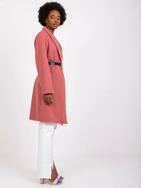 Palton Italy Moda roz