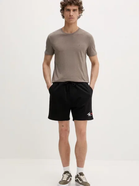 Tommy Jeans tričko hnědé