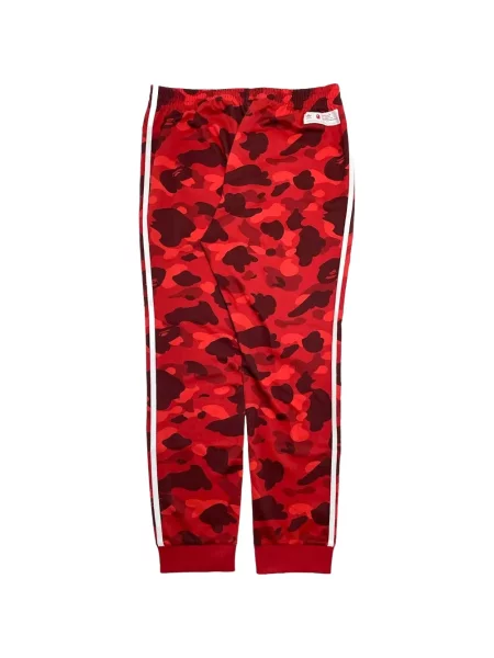 Pantaloni A Bathing Ape® cu imagine alergare roșu