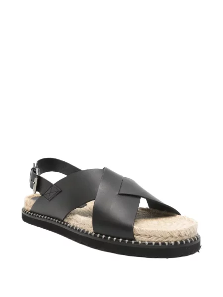 Sandale Castaner slingback cu bretele negru