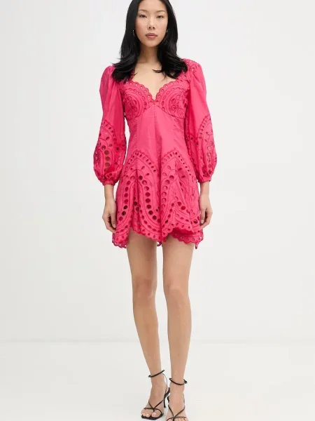 Charo Ruiz Ibiza rochie cu Esmare roz