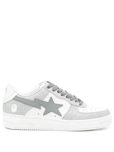 Sneakerși A Bathing Ape® din piele gri