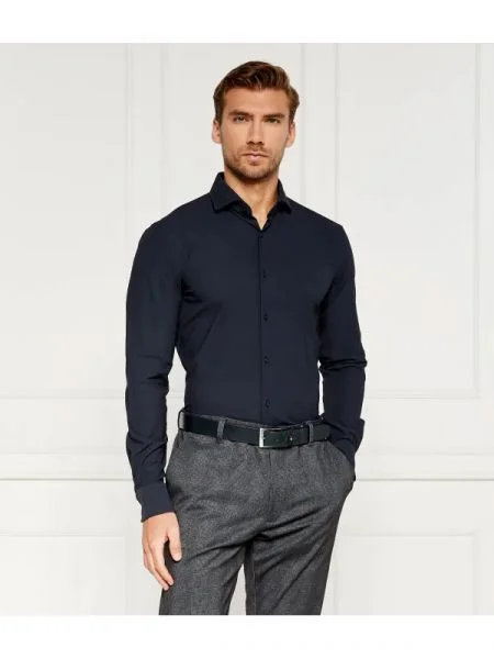 BOSS BLACK Cămașă negru