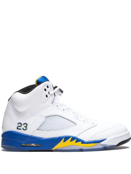 Sneakerși Jordan 5 Retro alb