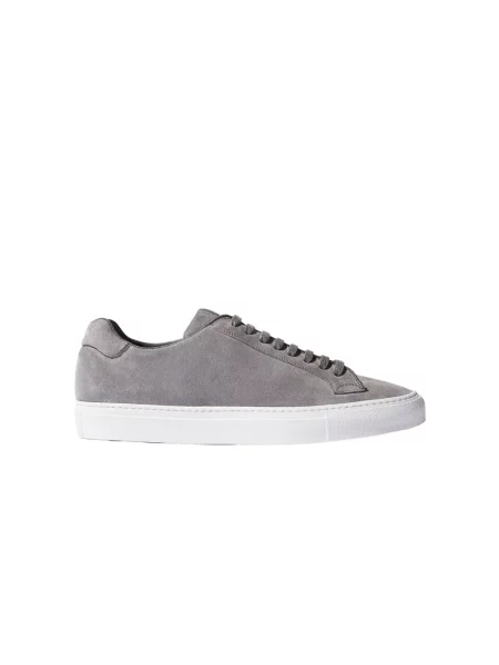 Sneakersy Scarosso skórzane szare