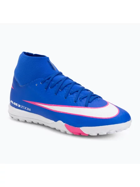 Încălțăminte de fotbal pentru bărbați Nike Mercurial Superfly 10 Academy TF racer blue/white alb