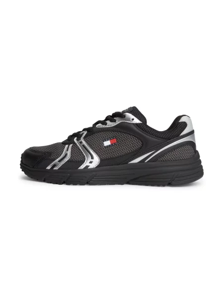 Sneakerși Tommy Jeans negru