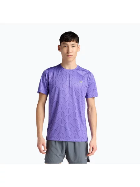 Tricou pentru bărbați New Balance Essentials Printed T electric purple violet