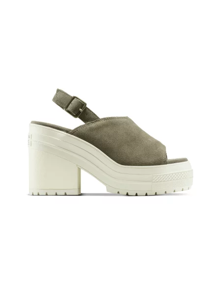 Converse Chuck 70 De Luxe Heel Mule Kobiety Sandały Converse Size: szary