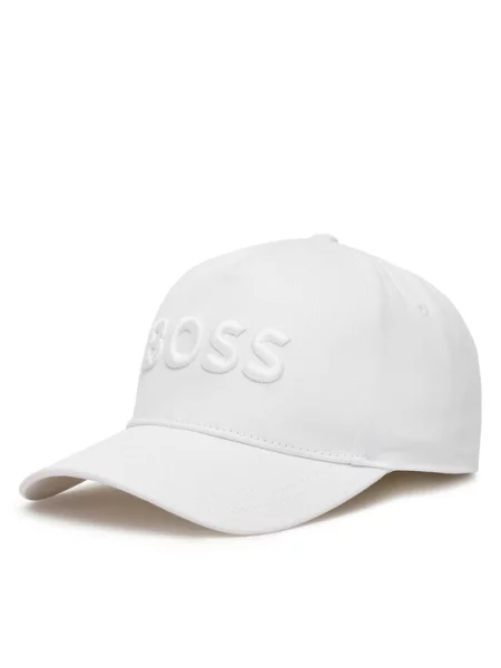 BOSS Șapcă M alb