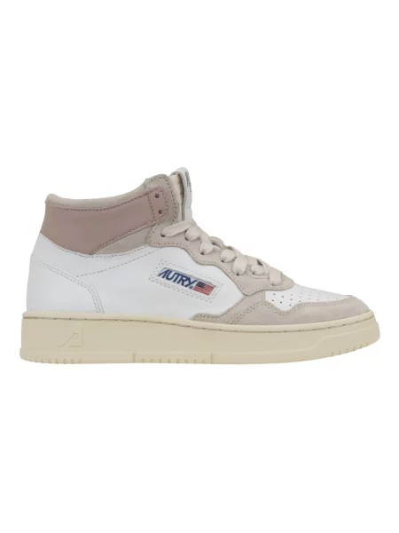 Sneakersy Autry skórzane białe