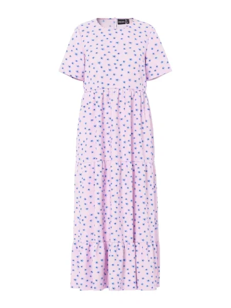 PIECES Rochie PCEvie bleumarin / porumbel / roz albastru