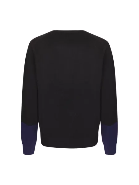 Dzianinowy sweter Comme Des Garcons czarny