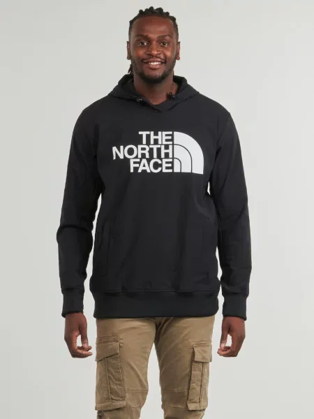 Mikina s kapucí The North Face s autogramem černá
