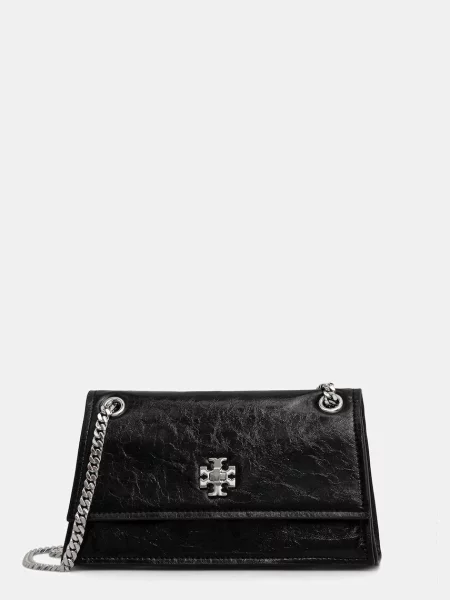Geanta de piele Tory Burch din piele negru
