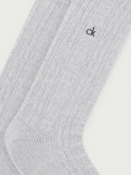 Calvin Klein ponožky pánske s vlnou sivá