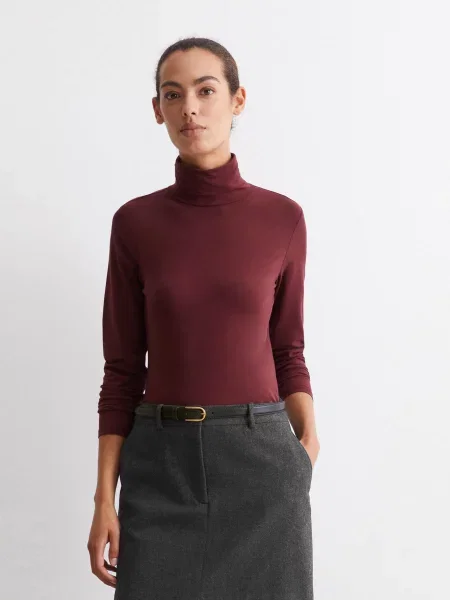 Водолазка водолазка Marc O'polo из модала бордовая