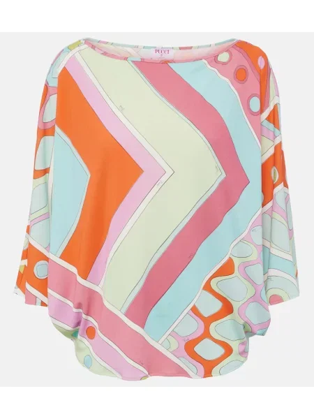 Geacă Pucci cu imagine roz