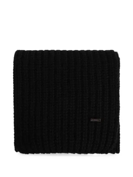 Fular Dsquared2 tricotate cu autograf negru