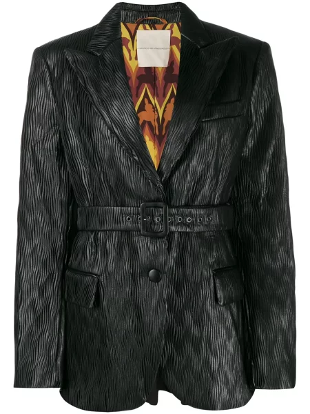 Sacou Marco De Vincenzo plisat negru