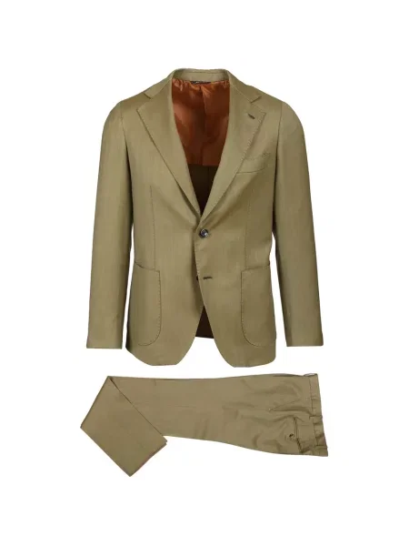 Costum Al Duca D’aosta 1902 cu model herringbone verde