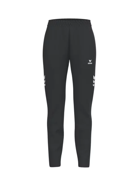 ERIMA Športne hlače Celebrate črna / off-bela bela