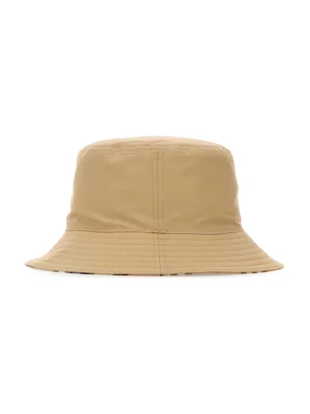 Czapka z daszkiem Burberry dwustronna beżowa
