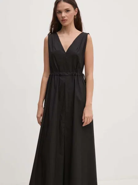 Sandro Ferrone rochie din midi evazati negru