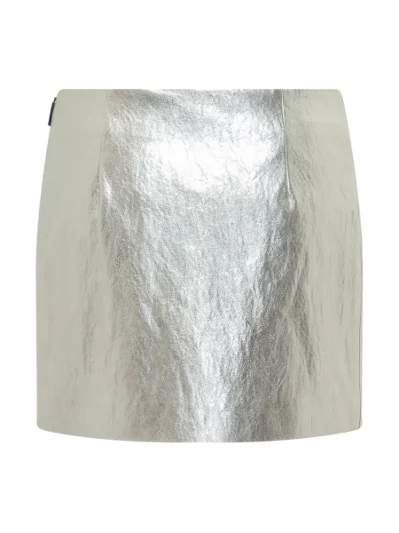 Spódnica mini Msgm w paski szara