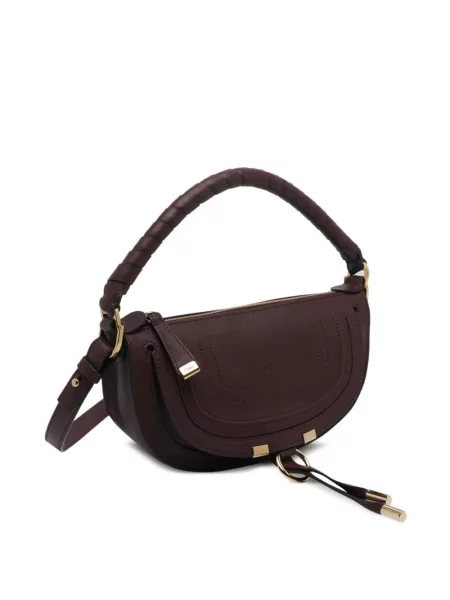 Body Chloé din piele maro
