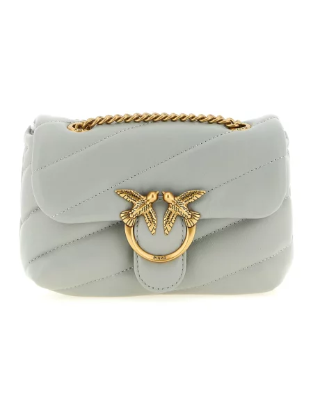 PINKO Torebki Kobieta ONE SIZE Skóra Baby Love Bag Puff niebieski