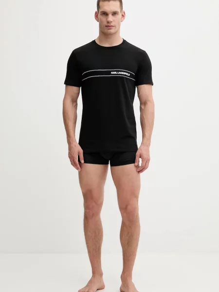 Karl Lagerfeld pijama cu imprimeu negru