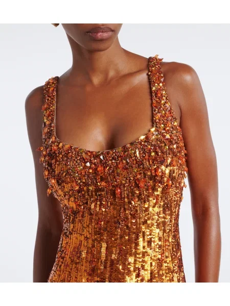 Rochie Jenny Packham portocaliu