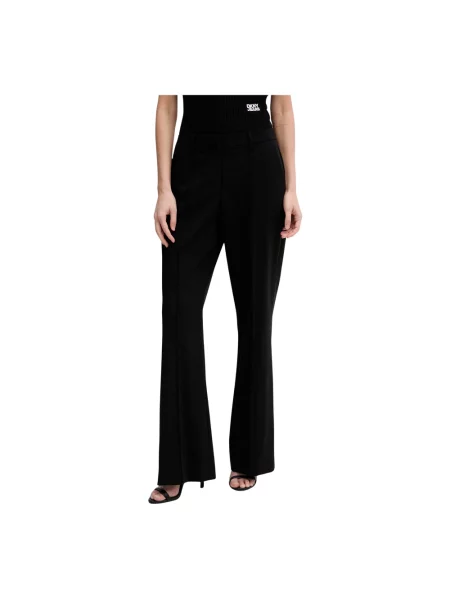 DKNY spodnie garniturowe czarne