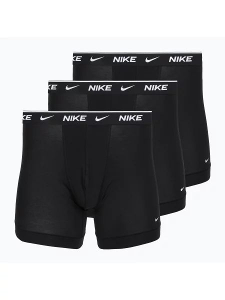 Boxeri pentru bărbați Nike Cotton Stretch Boxer Brief Black negru