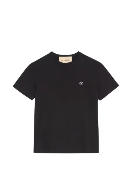 Tricou Valentino Garavani cu broderie negru