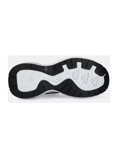 Sneakersy Emporio Armani skórzane z siateczki z logo