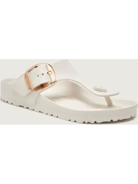 Papuci Birkenstock cu cataramă bej