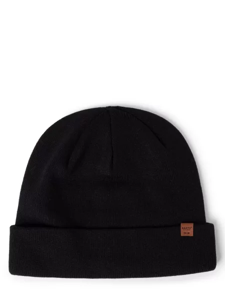 Czapka beanie z mieszanki model ‘WILLES’ Barts czarna
