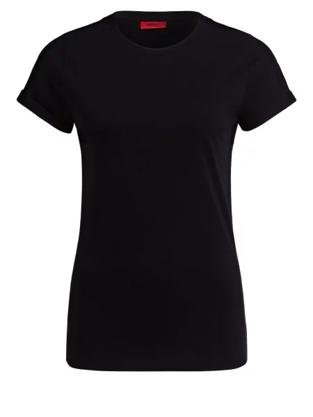 Hugo T-Shirt The Plain schwarz czarna