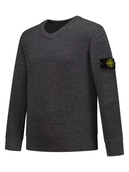 Sweter dziecięcy Stone Island szary