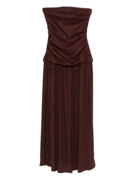 Rochie Faithfull The Brand de costum maro