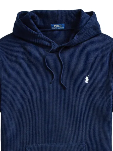 Matlasat tricou polo Polo Ralph Lauren cu decolteu rotund cu autograf roșu