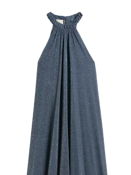Jersey maxi ruha Momoni kék