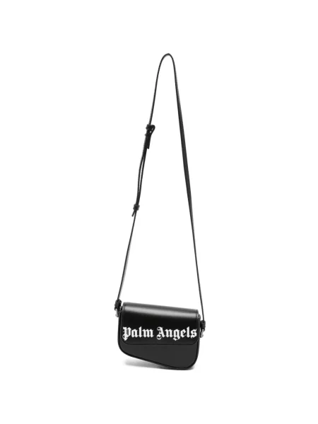 Geantă Palm Angels cu autograf negru