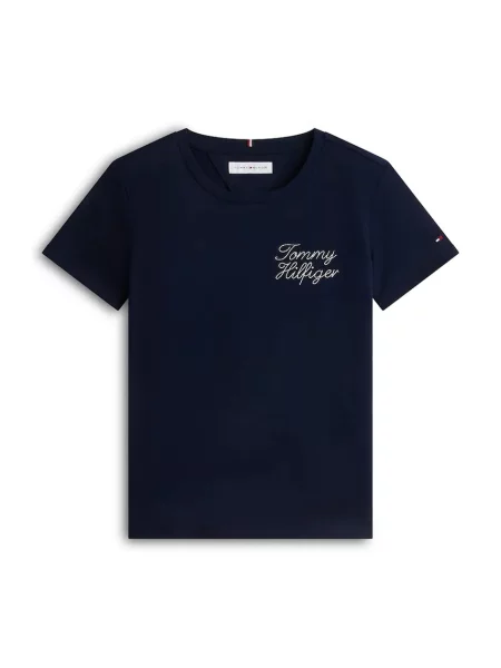 Tommy Hilfiger majica za djecu od pamuka plava