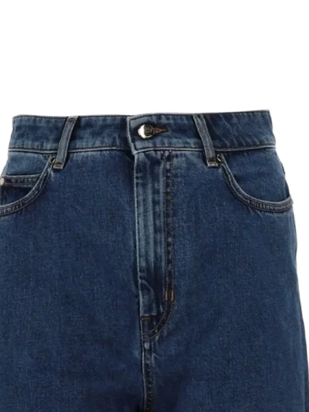 Blugi cu picior larg Max Mara albastru