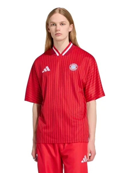 ADIDAS PERFORMANCE Funkčné tričko FCB Stadium červená / bordová biela
